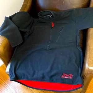 Reall nice Harley Davidson heavy fleece quarter zip pullover.